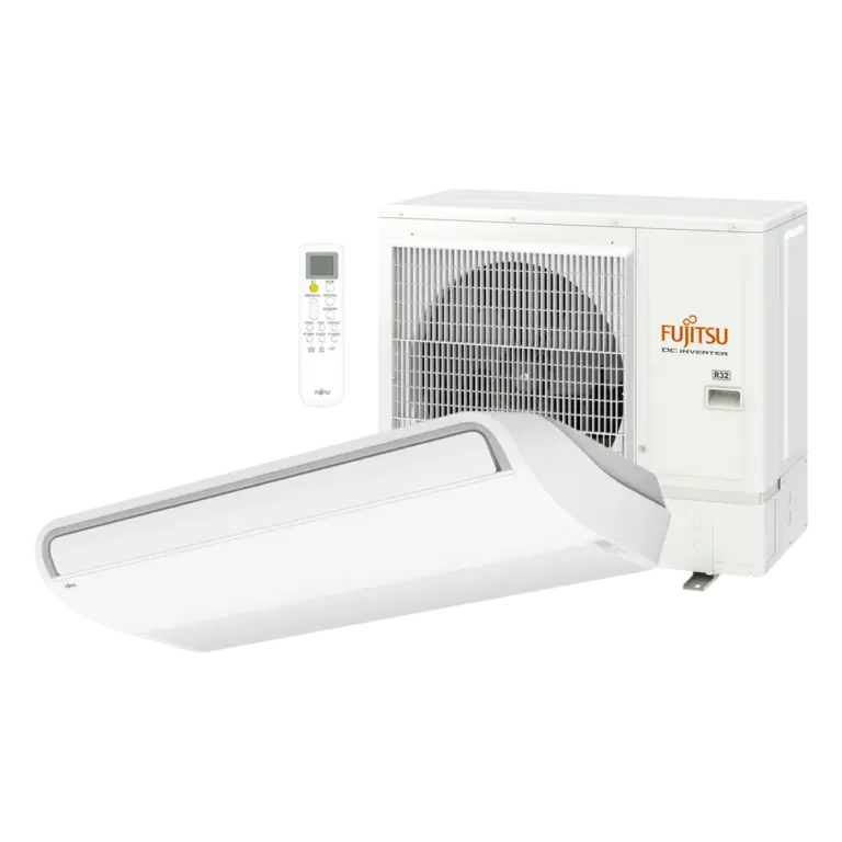 Ar Condicionado Piso Teto Fujitsu Inverter 35000 Btus Quente e Frio 380v R-32